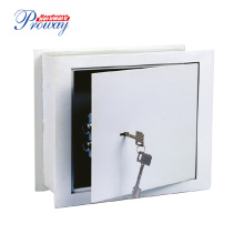 Home/Office Security Wall Safe Box with Key Lock